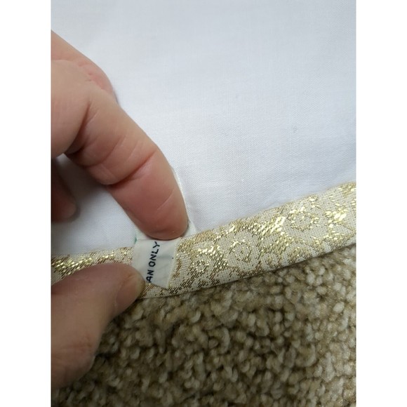 House of Hatten Appliquéd Satin Angels Christmas Tree‎ Skirt 58" Round Vintage - Picture 14 of 15